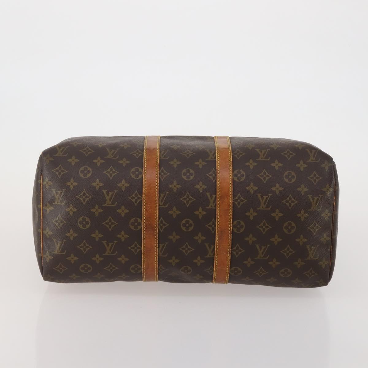LOUIS VUITTON Monogram Keepall 45 Boston Bag M41428 LV Auth 201180
