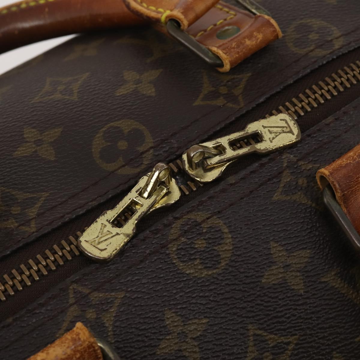 LOUIS VUITTON Monogram Keepall 45 Boston Bag M41428 LV Auth 201180
