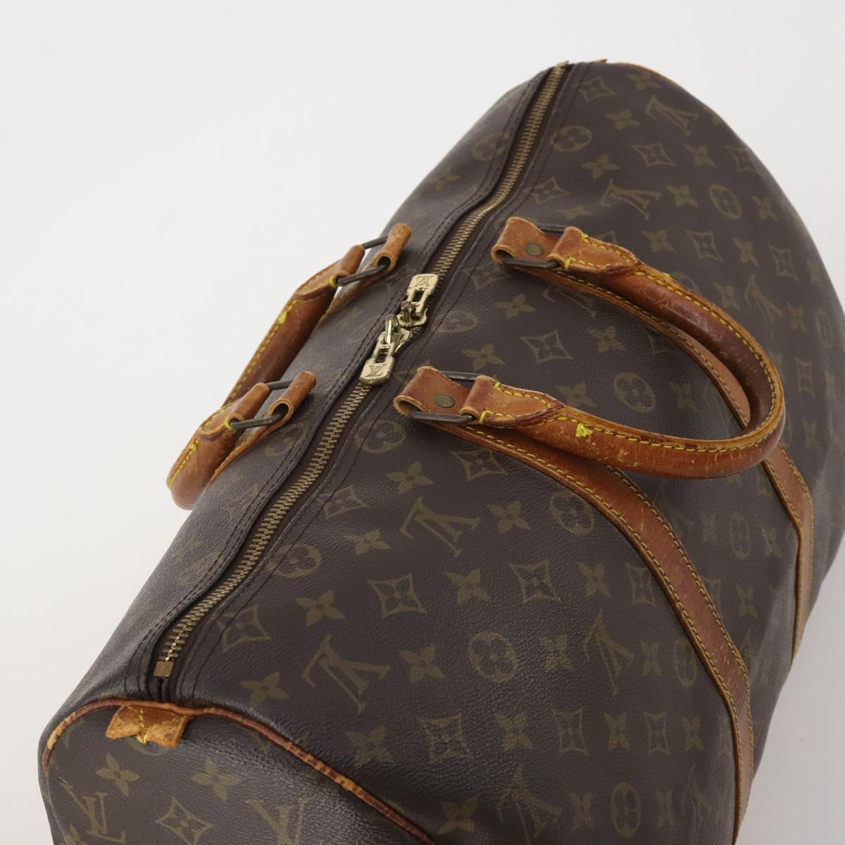 LOUIS VUITTON Monogram Keepall 45 Boston Bag M41428 LV Auth 201180