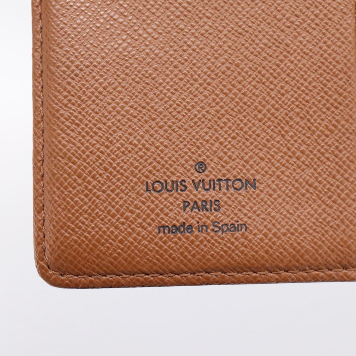 LOUIS VUITTON Monogram Agenda PM Day Planner Cover R20005 LV Auth 201181