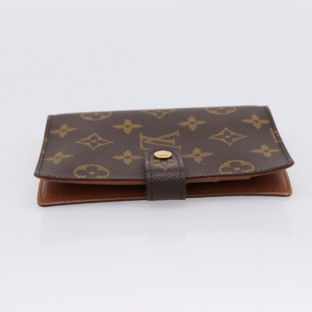 LOUIS VUITTON Monogram Agenda PM Day Planner Cover R20005 LV Auth 201181