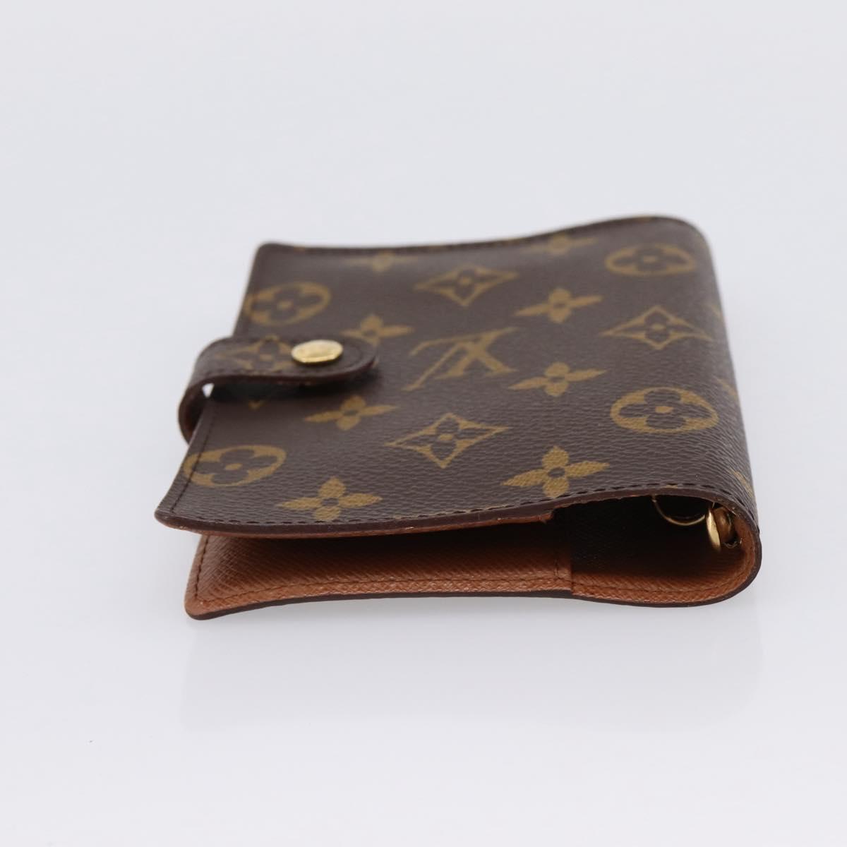 LOUIS VUITTON Monogram Agenda PM Day Planner Cover R20005 LV Auth 201181