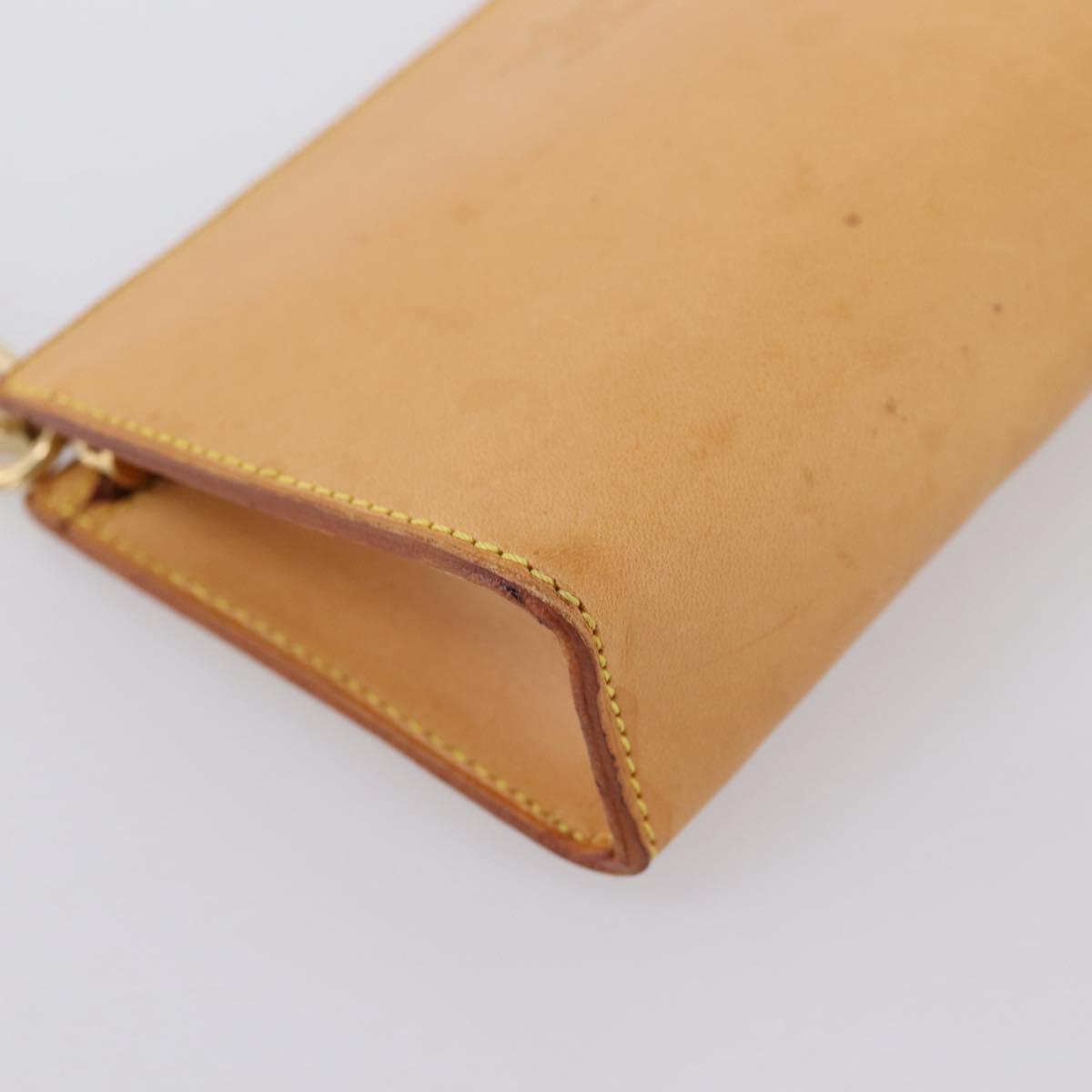 LOUIS VUITTON Nomad Kava Amble PM Pouch Beige LV Auth 201182A
