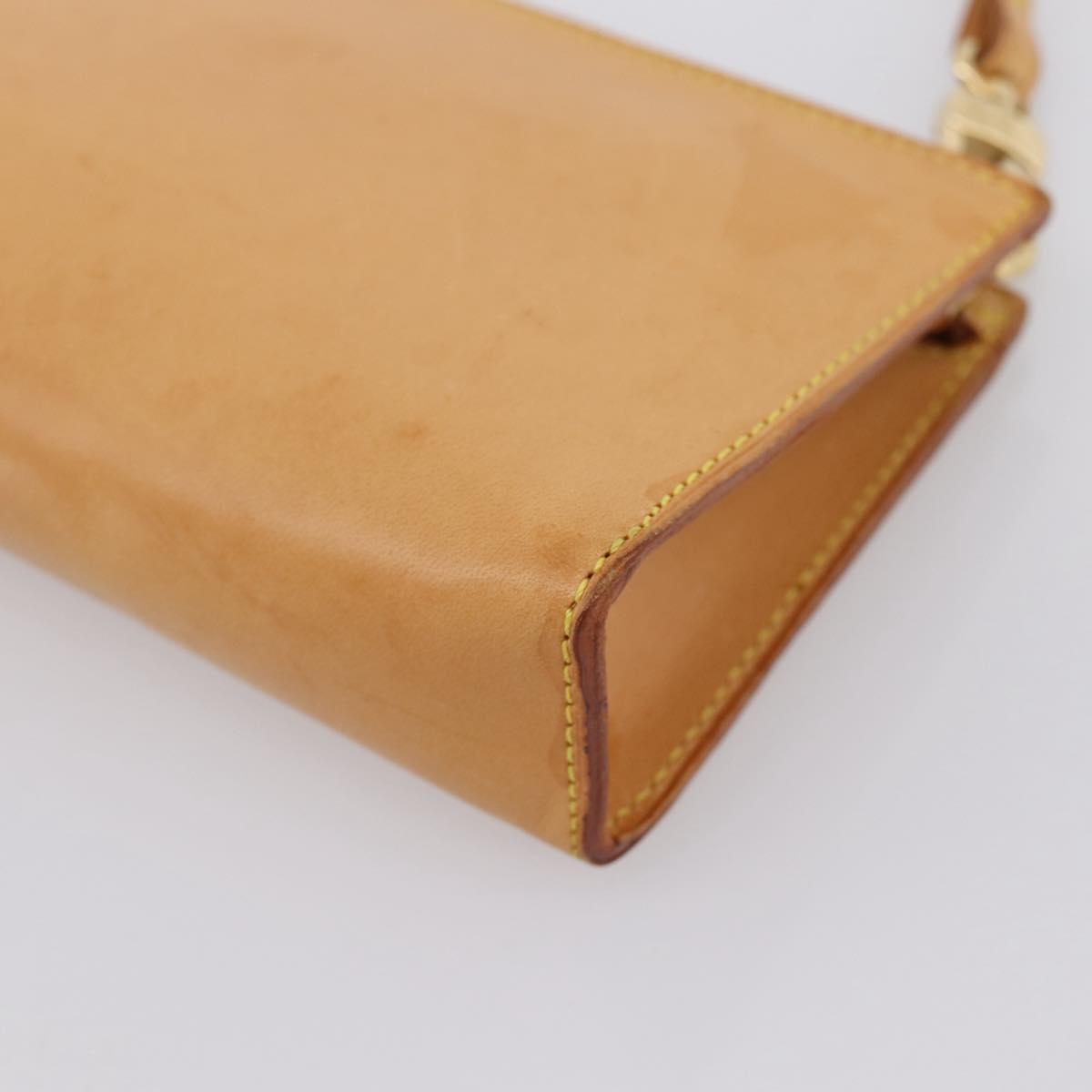 LOUIS VUITTON Nomad Kava Amble PM Pouch Beige LV Auth 201182A