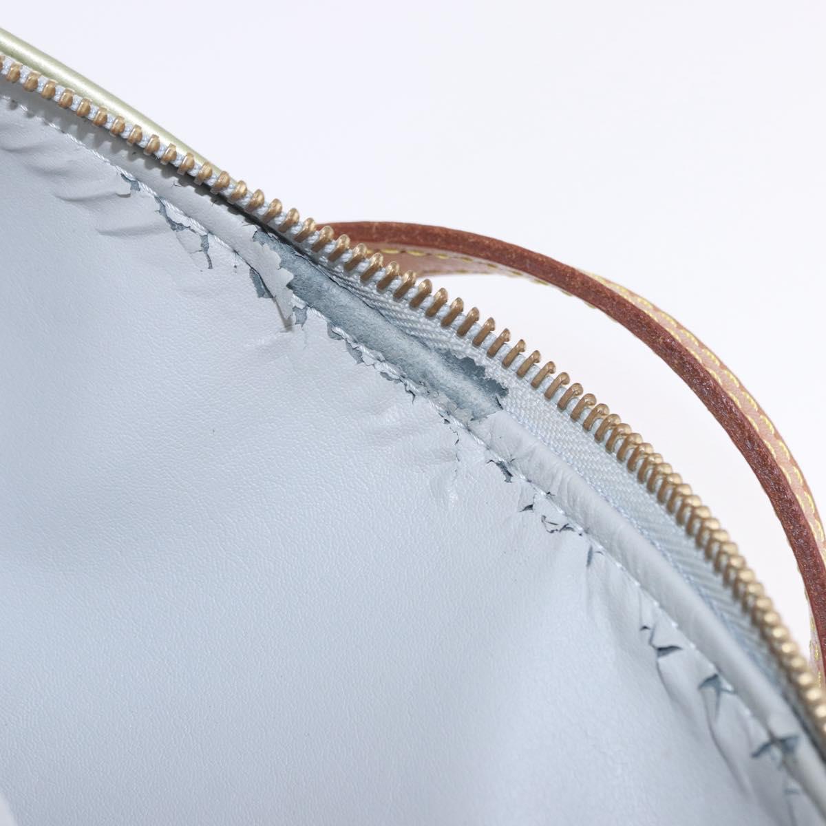 LOUIS VUITTON Monogram Vernis Bedford Hand Bag Gris M91130 LV Auth 201184