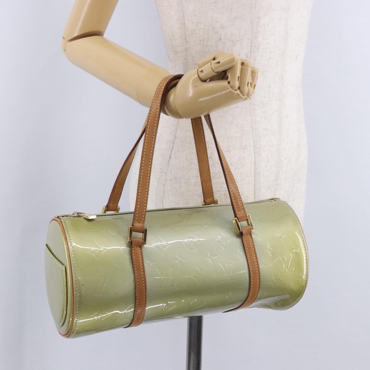 LOUIS VUITTON Monogram Vernis Bedford Hand Bag Gris M91130 LV Auth 201184