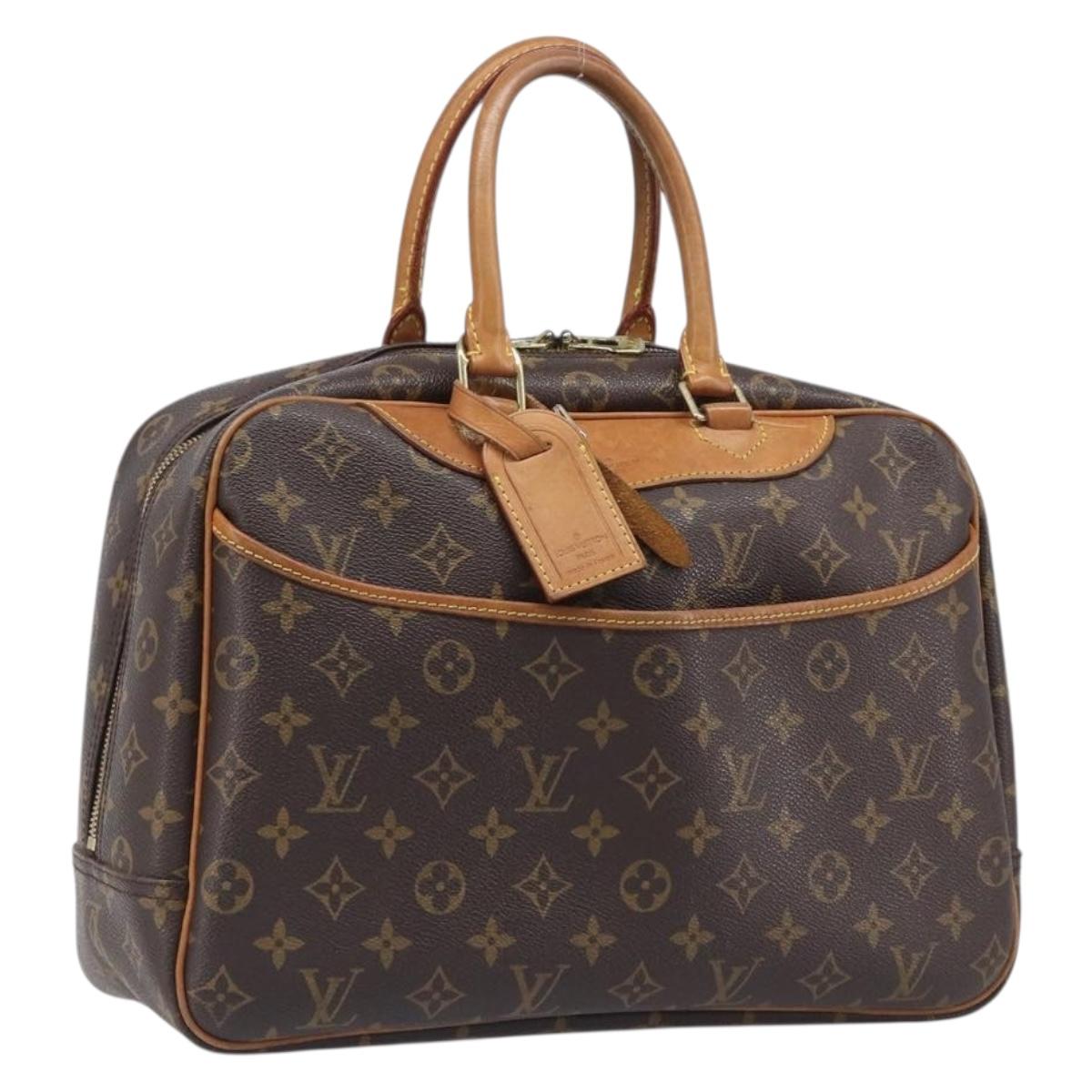 LOUIS VUITTON Monogram Deauville Hand Bag M47270 LV Auth 201185
