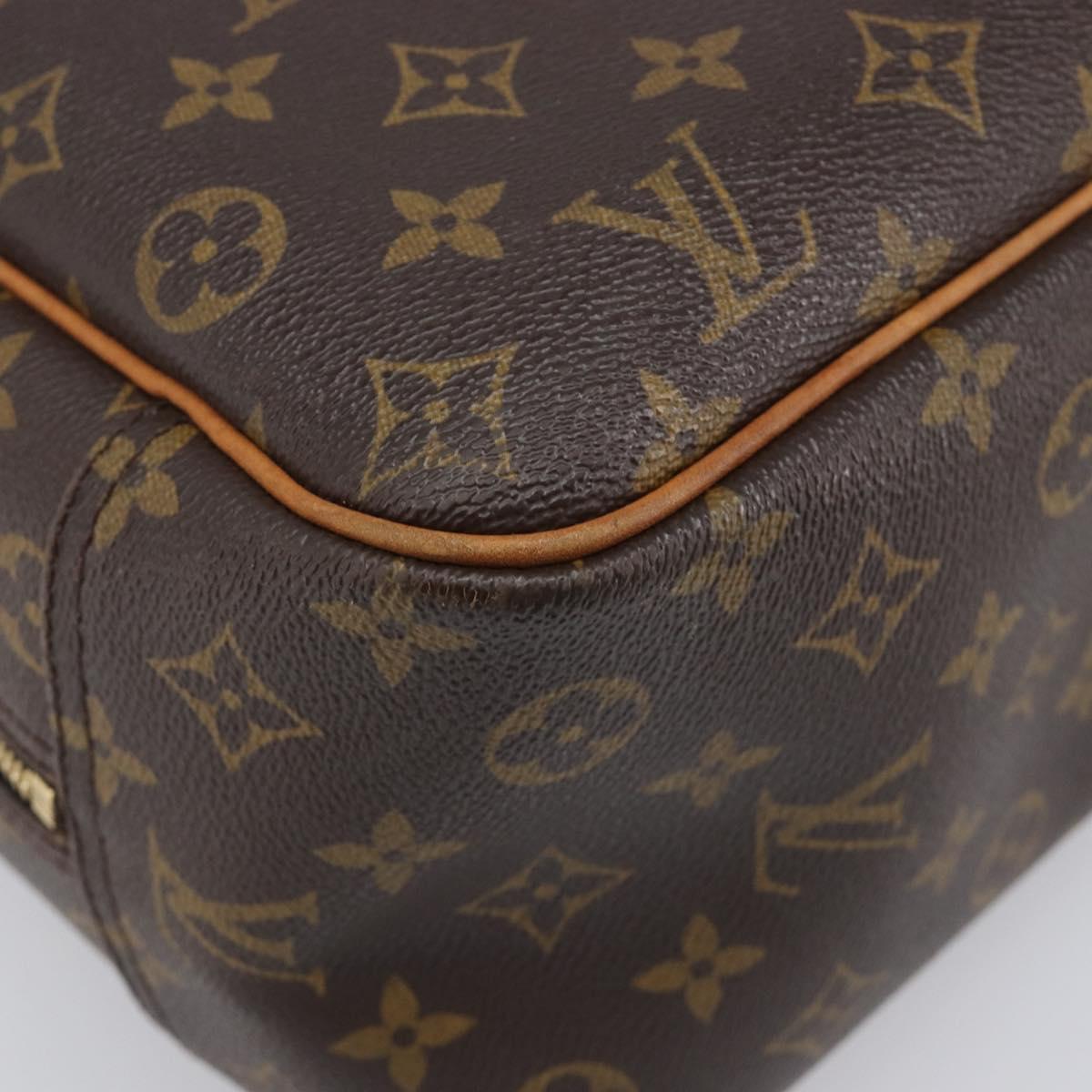 LOUIS VUITTON Monogram Deauville Hand Bag M47270 LV Auth 201185