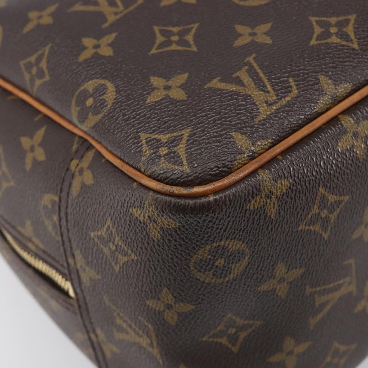 LOUIS VUITTON Monogram Deauville Hand Bag M47270 LV Auth 201185