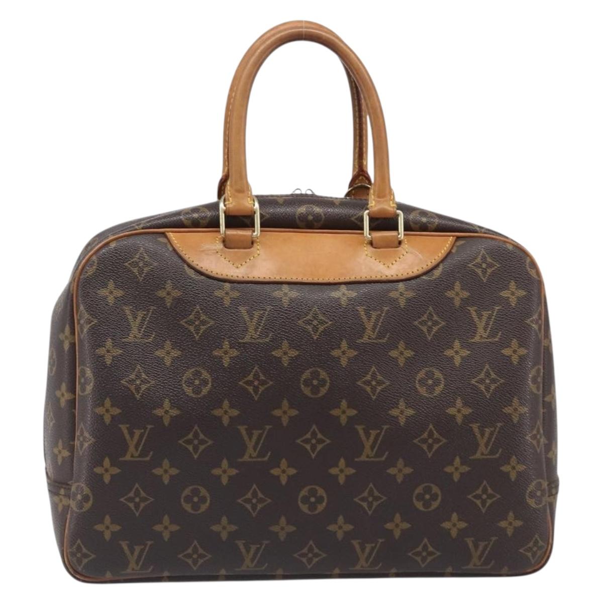 LOUIS VUITTON Monogram Deauville Hand Bag M47270 LV Auth 201185