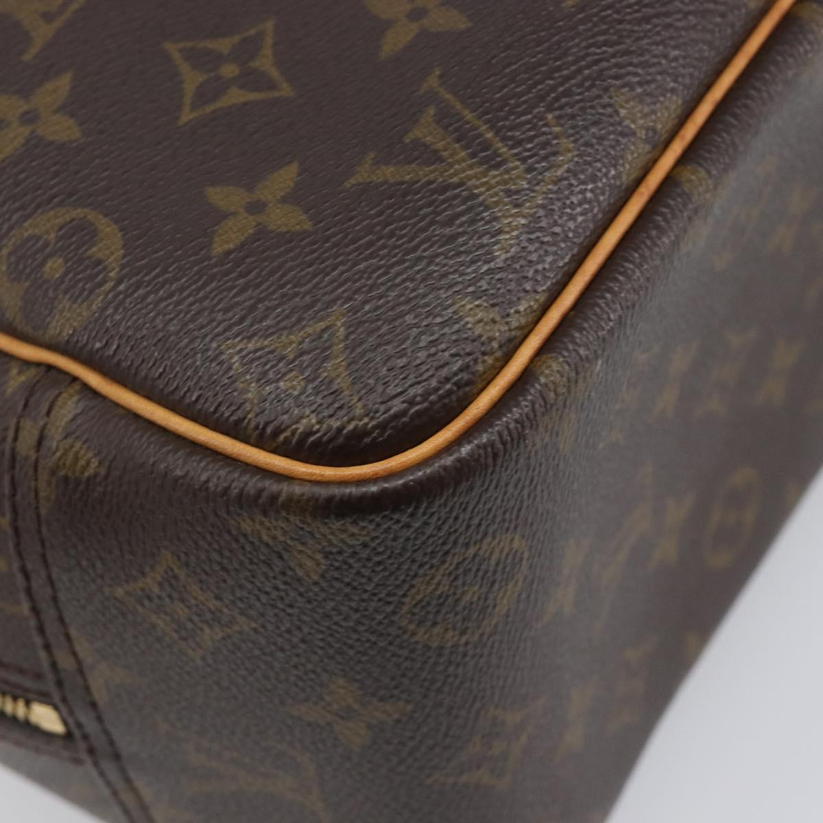 LOUIS VUITTON Monogram Deauville Hand Bag M47270 LV Auth 201186