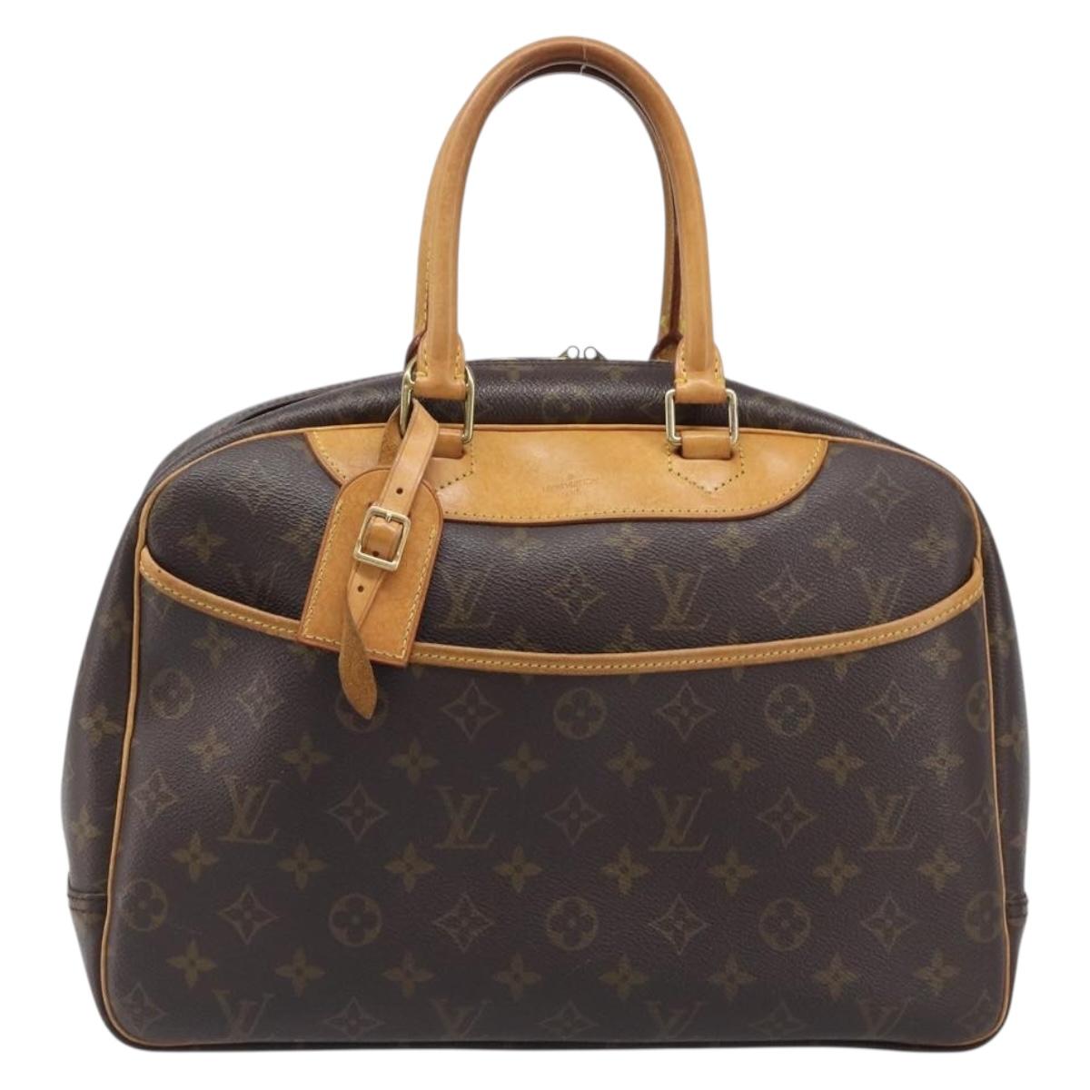 LOUIS VUITTON Monogram Deauville Hand Bag M47270 LV Auth 201186