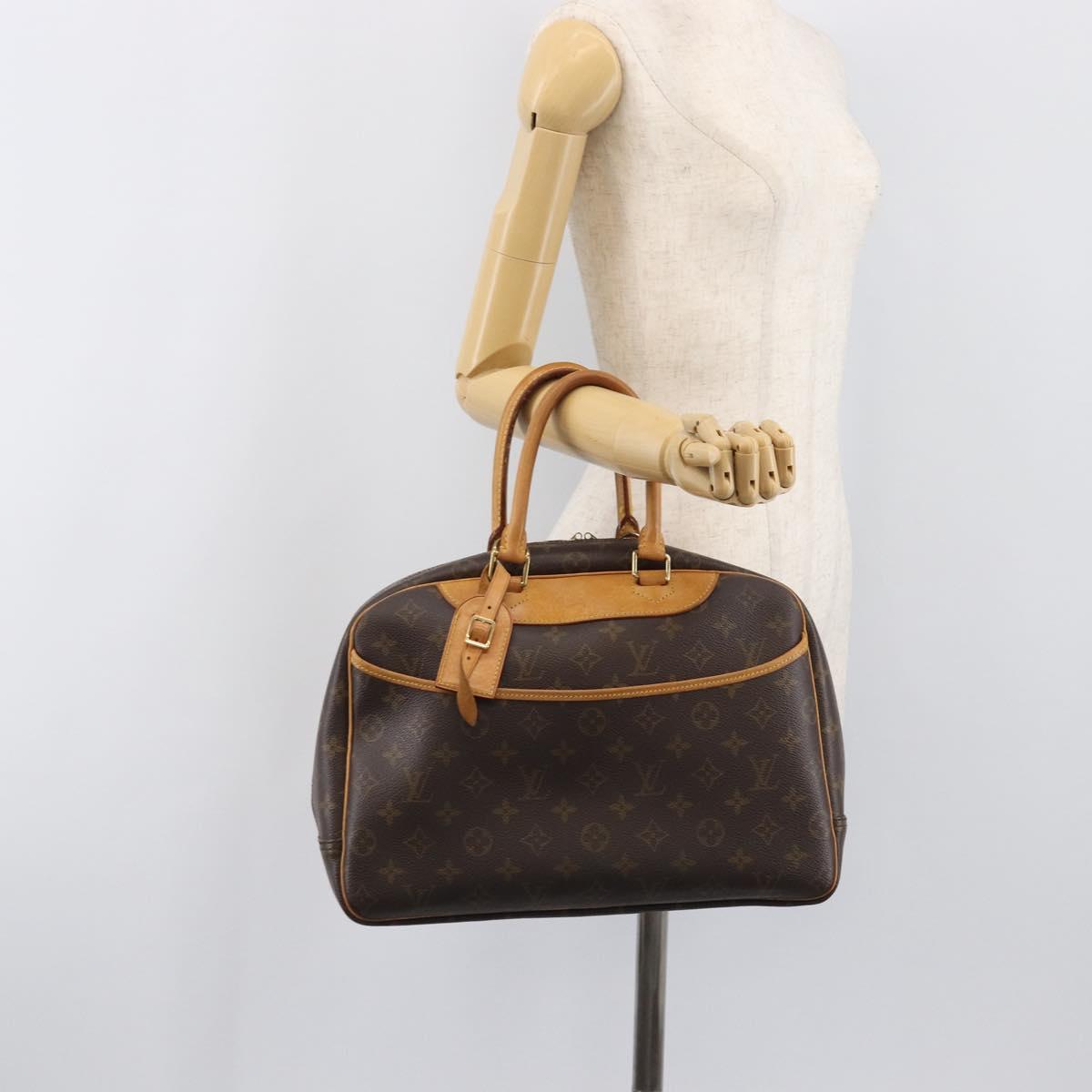 LOUIS VUITTON Monogram Deauville Hand Bag M47270 LV Auth 201186