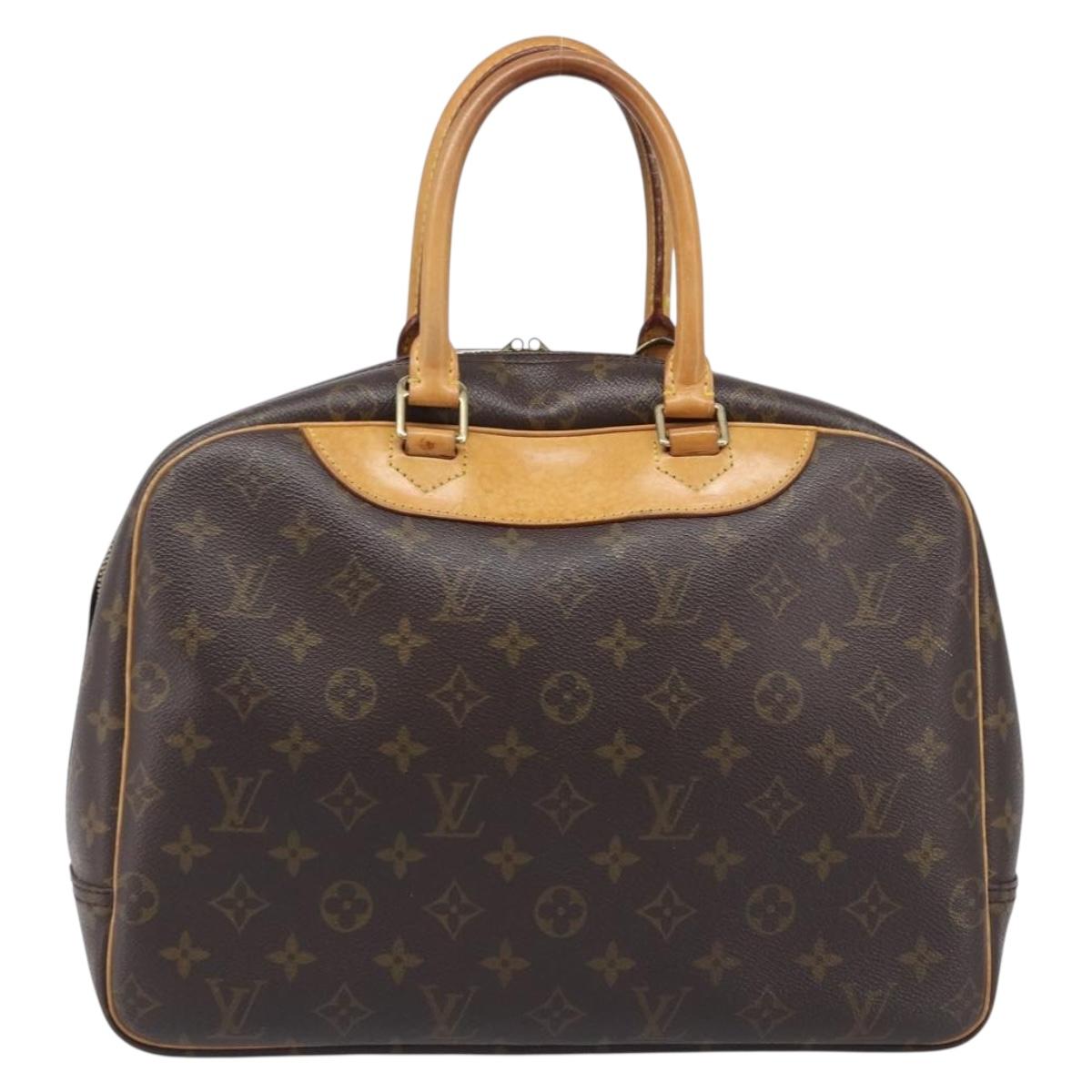 LOUIS VUITTON Monogram Deauville Hand Bag M47270 LV Auth 201186