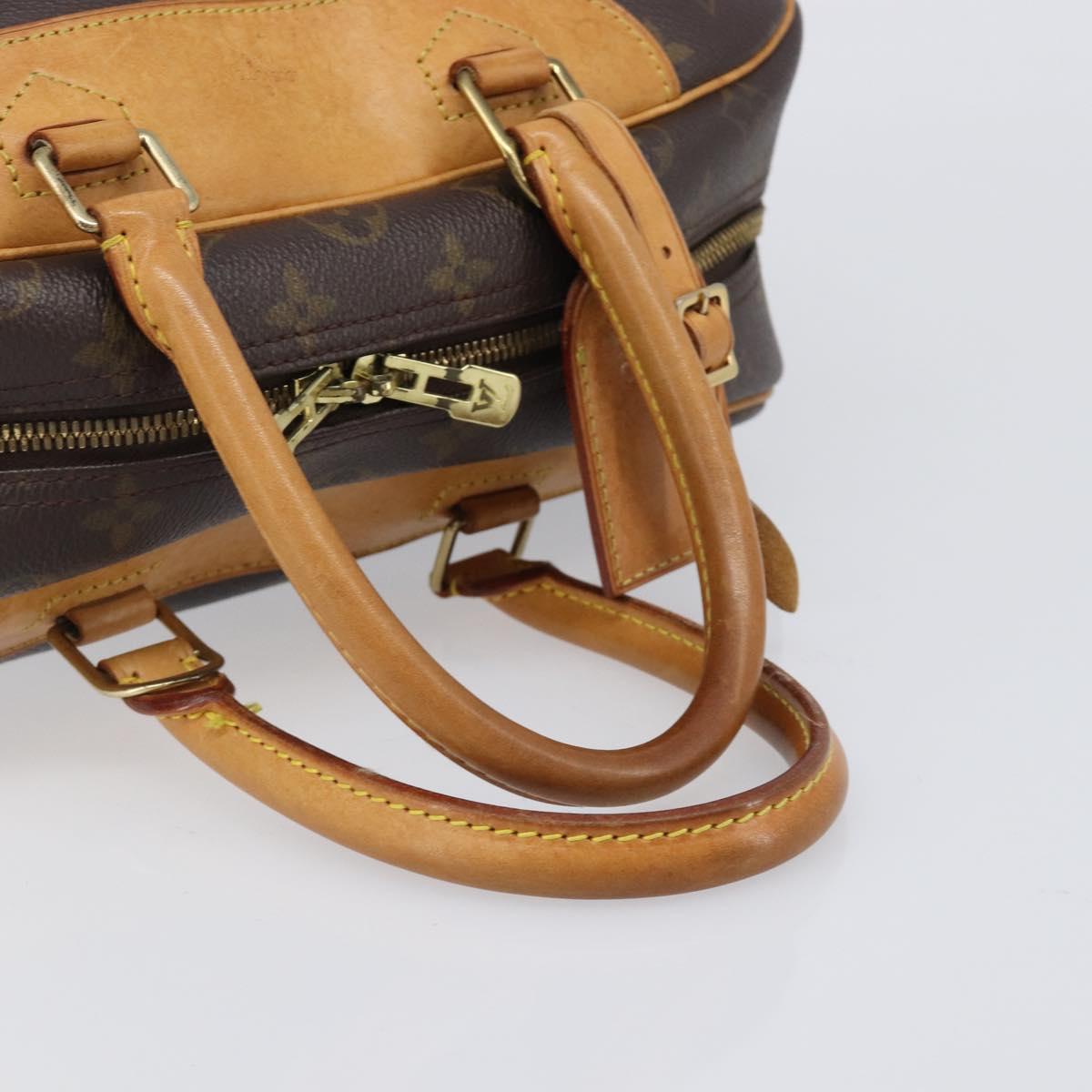 LOUIS VUITTON Monogram Deauville Hand Bag M47270 LV Auth 201186