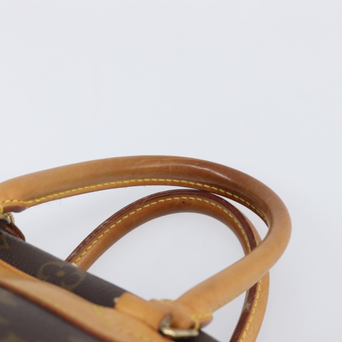 LOUIS VUITTON Monogram Deauville Hand Bag M47270 LV Auth 201186