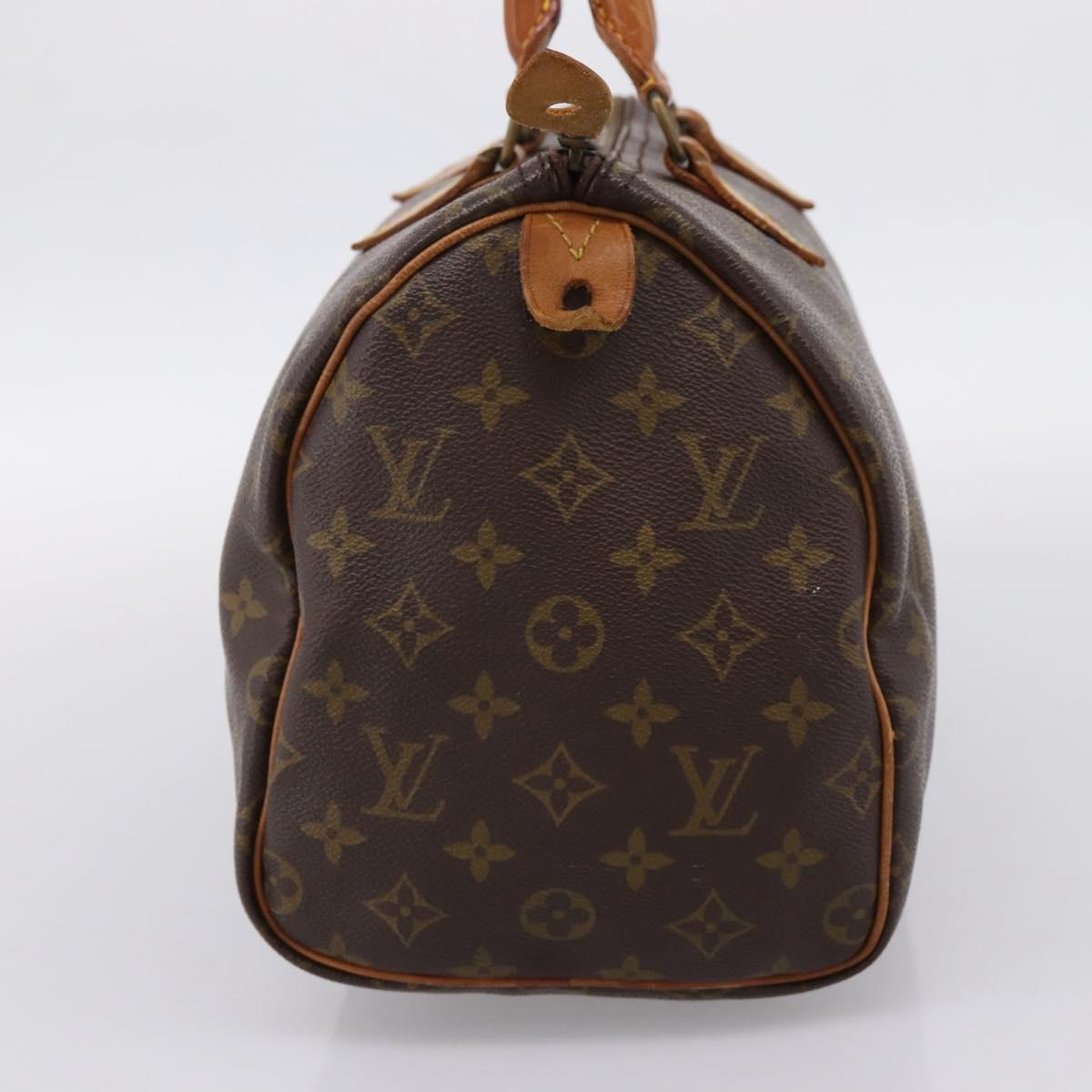 LOUIS VUITTON Monogram Speedy 30 Hand Bag M41526 LV Auth 201188A
