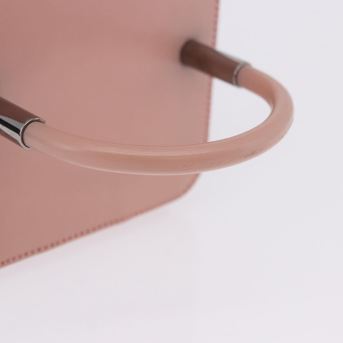 GUCCI GG Canvas Vanity Cosmetic Pouch Pink Silver 039 1052 Auth 201193V