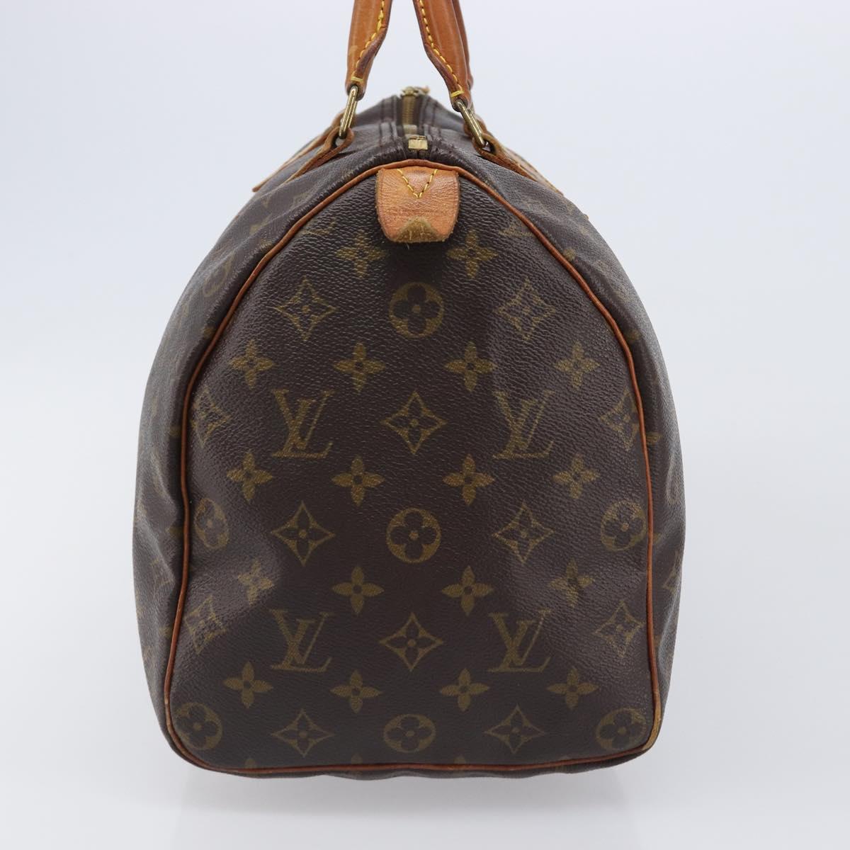 LOUIS VUITTON Monogram Speedy 35 Hand Bag M41524 LV Auth 201198