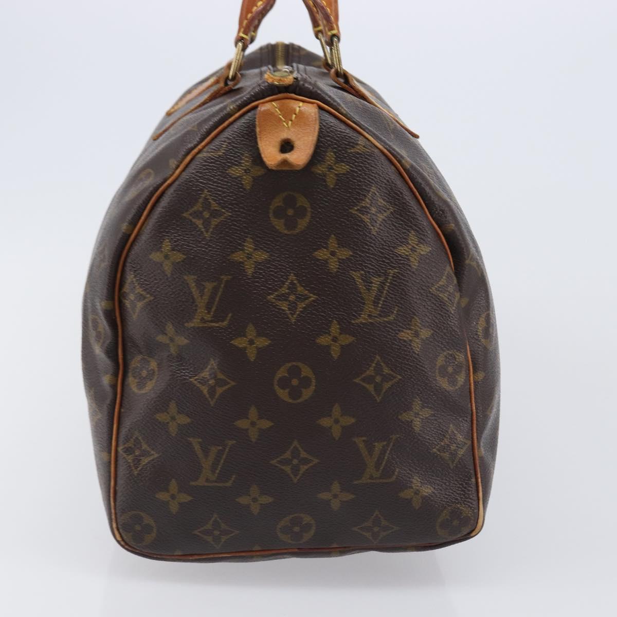 LOUIS VUITTON Monogram Speedy 35 Hand Bag M41524 LV Auth 201198