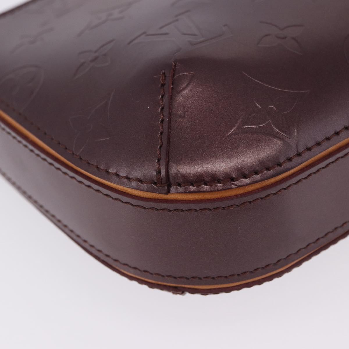 LOUIS VUITTON Monogram Mat Fowler Shoulder Bag Viole M55146 LV Auth 201202V