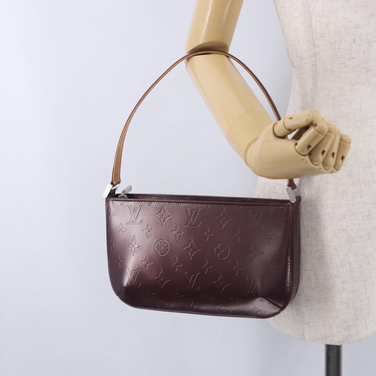 LOUIS VUITTON Monogram Mat Fowler Shoulder Bag Viole M55146 LV Auth 201202V