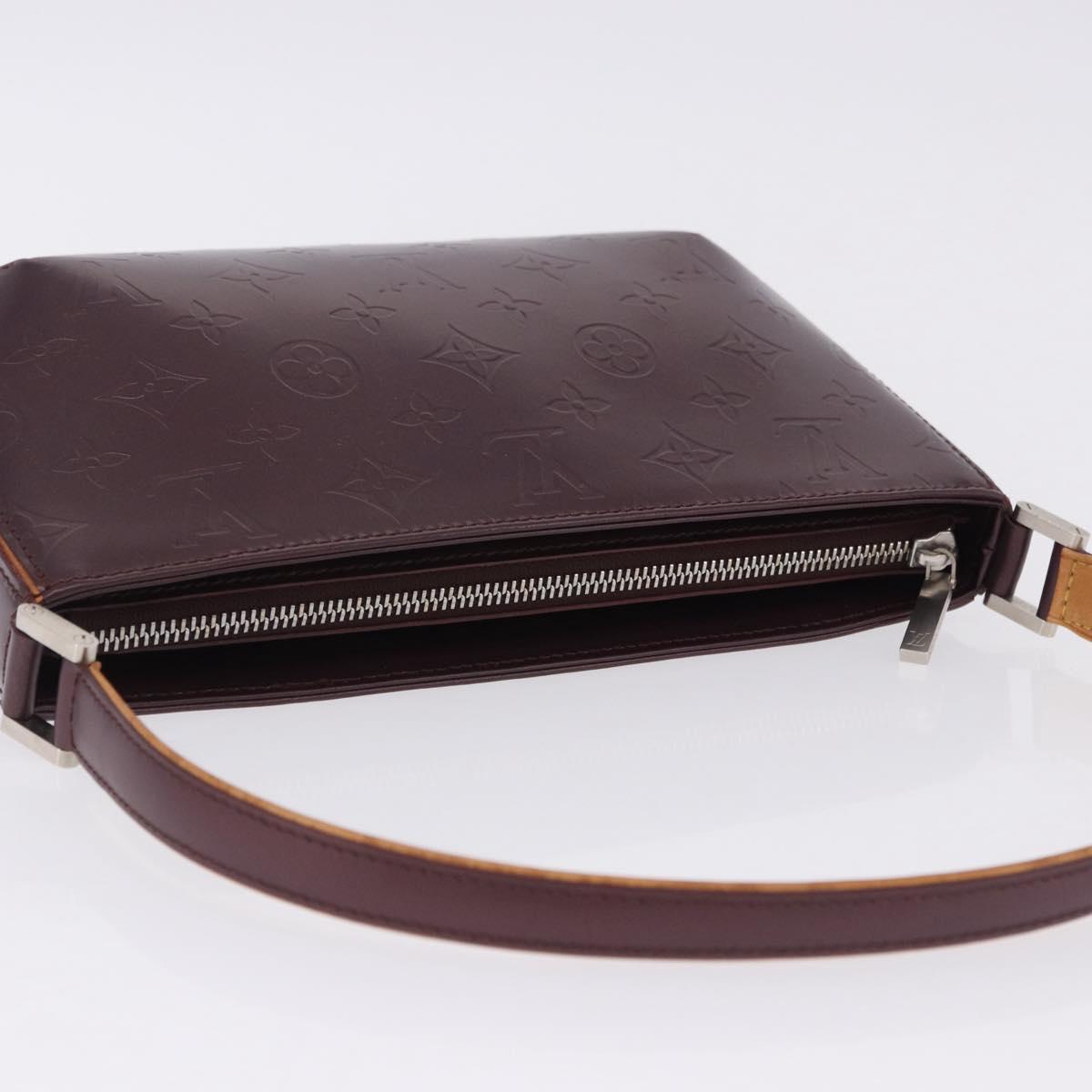 LOUIS VUITTON Monogram Mat Fowler Shoulder Bag Viole M55146 LV Auth 201202V