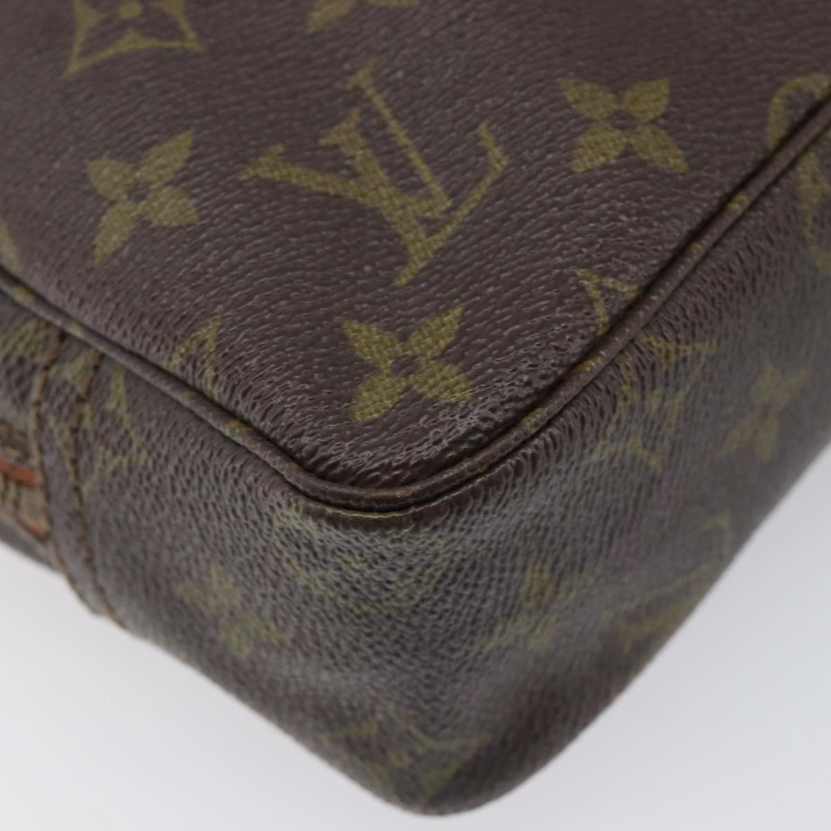 LOUIS VUITTON Monogram Trousse Toilette 23 Clutch Bag M47524 LV Auth 201212