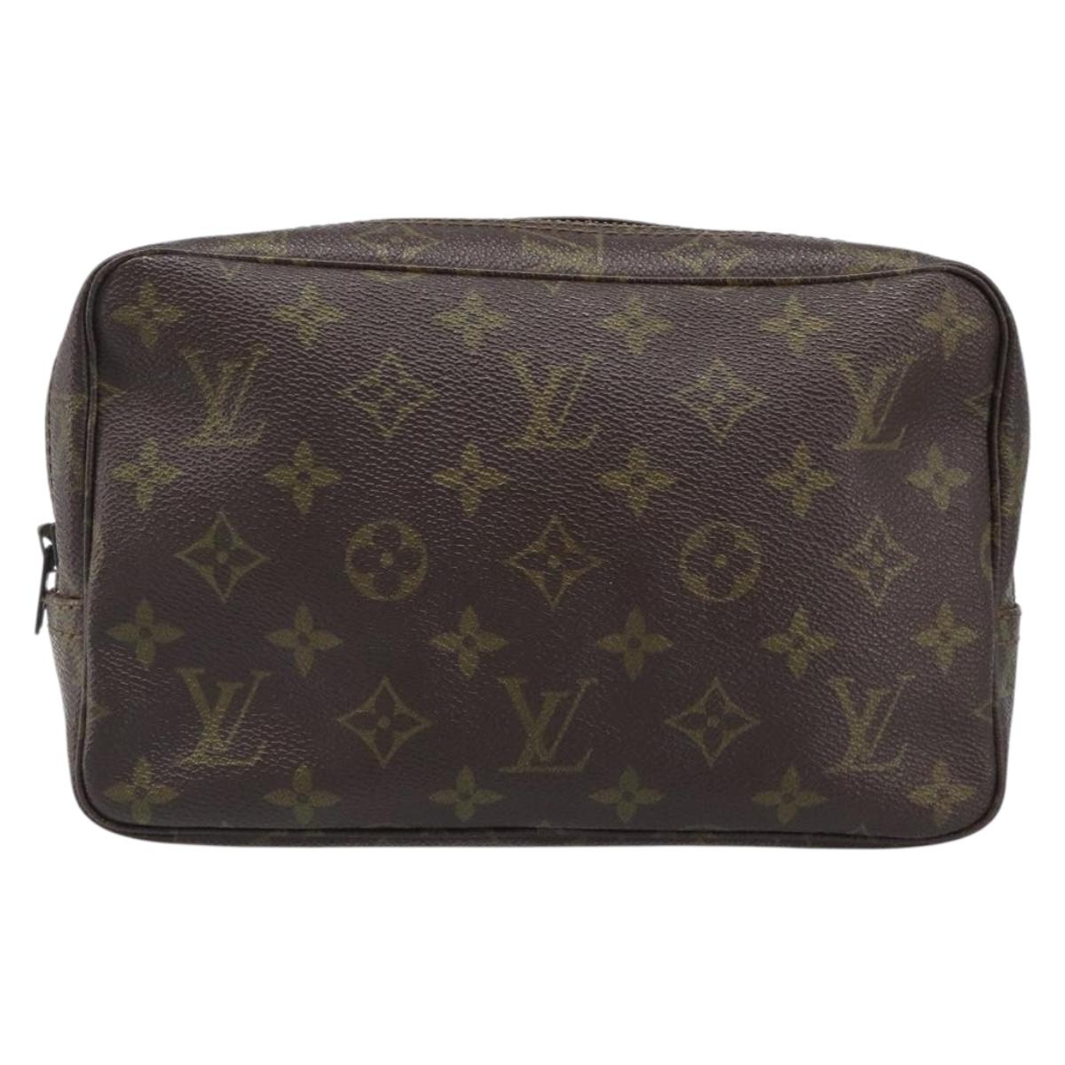 LOUIS VUITTON Monogram Trousse Toilette 23 Clutch Bag M47524 LV Auth 201212