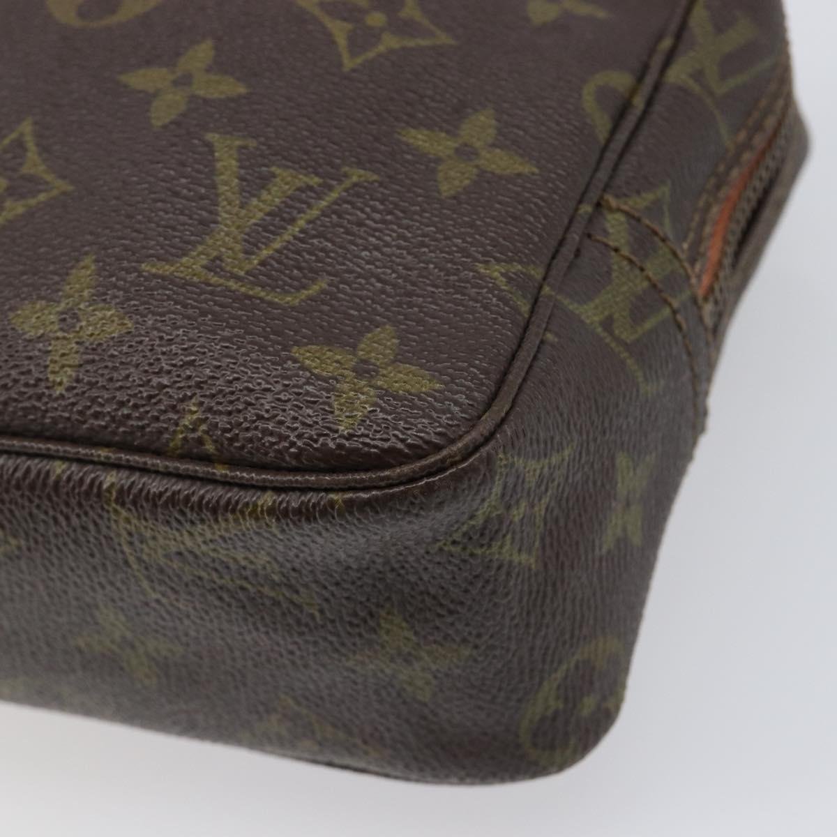 LOUIS VUITTON Monogram Trousse Toilette 23 Clutch Bag M47524 LV Auth 201212