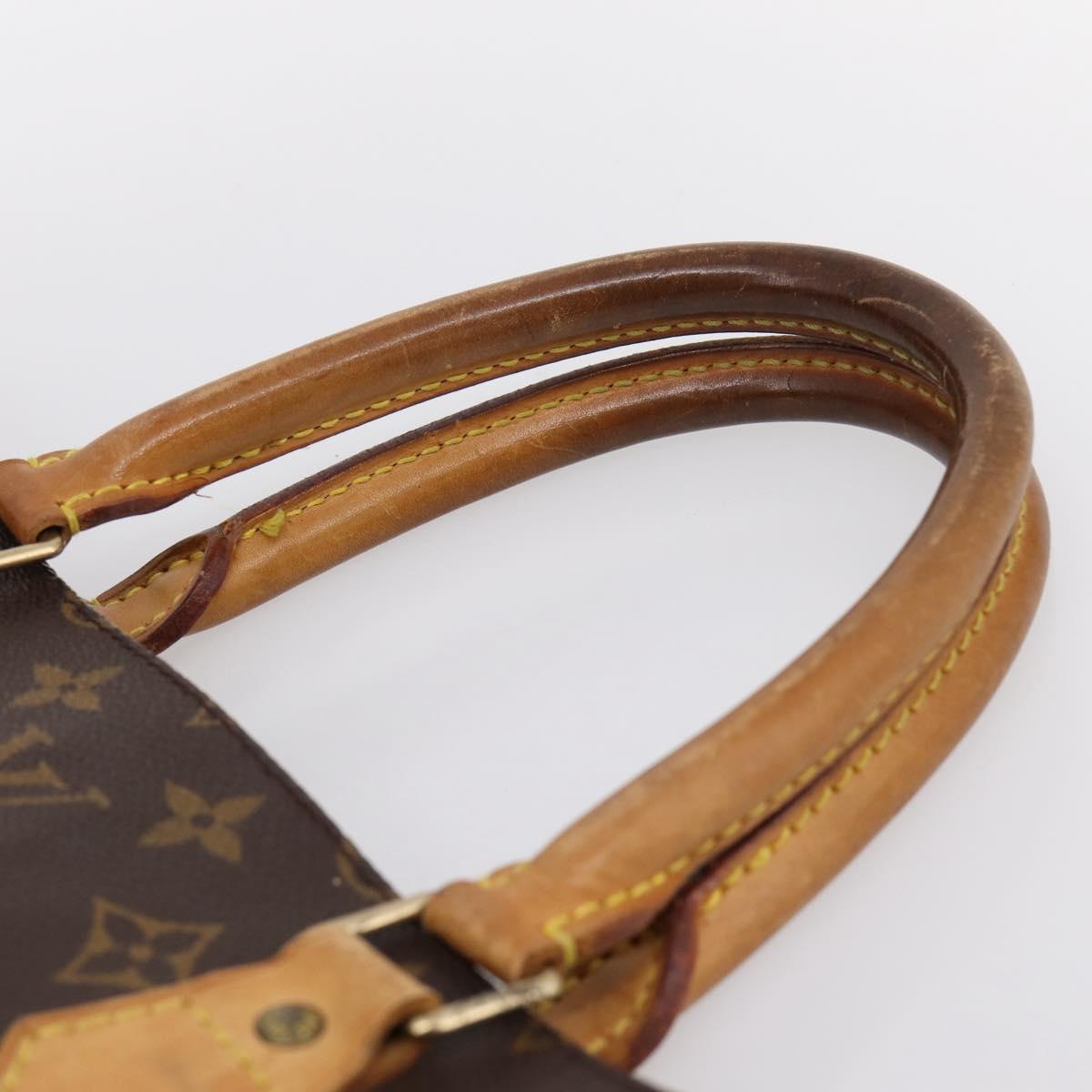 LOUIS VUITTON Monogram Sac Plat Hand Bag M51140 LV Auth 201214