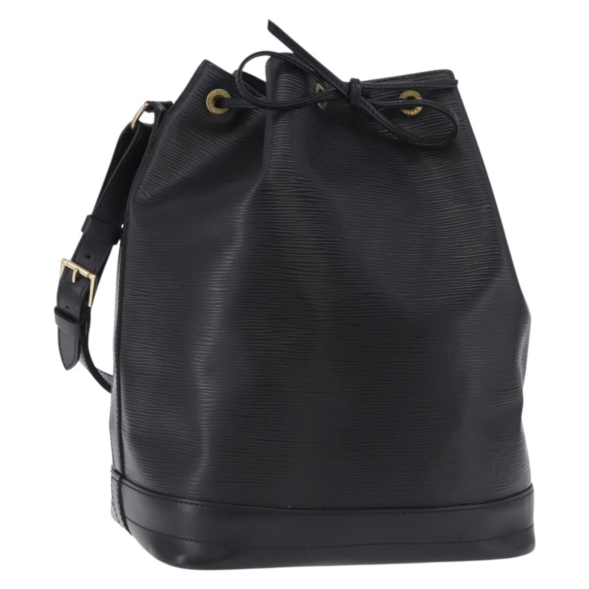 LOUIS VUITTON Epi Noe Shoulder Bag Black M44002 LV Auth 201222V