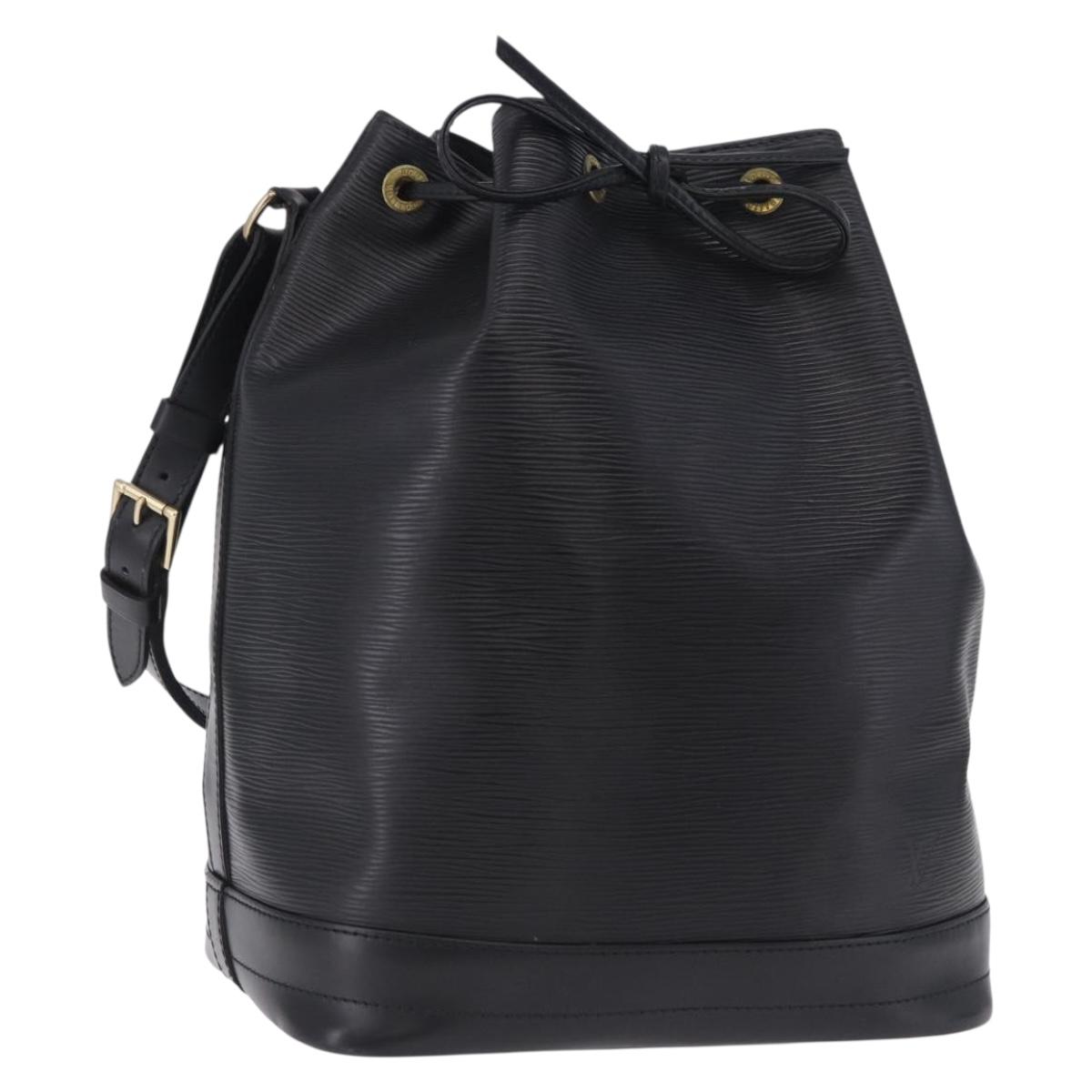 LOUIS VUITTON Epi Noe Shoulder Bag Black M44002 LV Auth 201222V