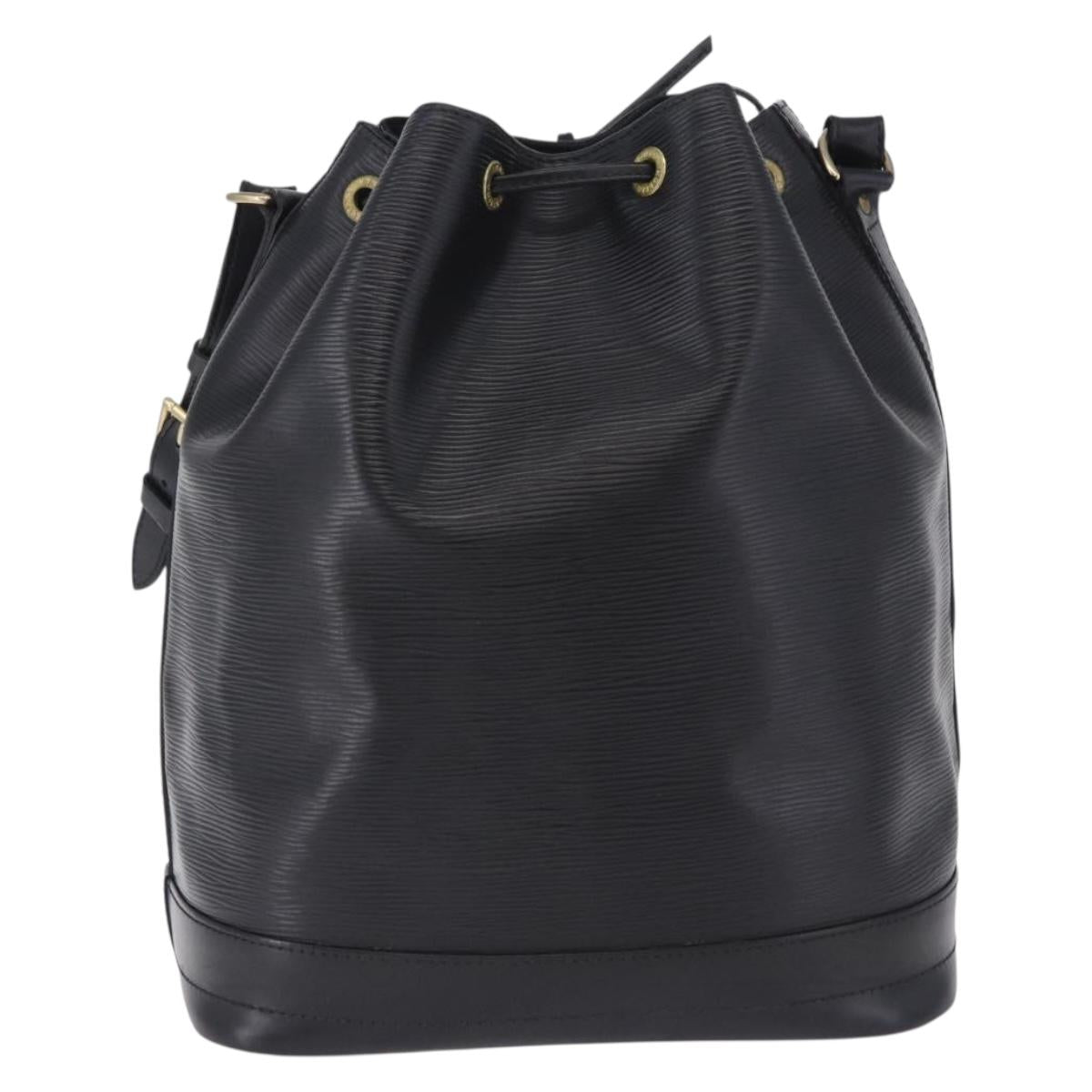 LOUIS VUITTON Epi Noe Shoulder Bag Black M44002 LV Auth 201222V