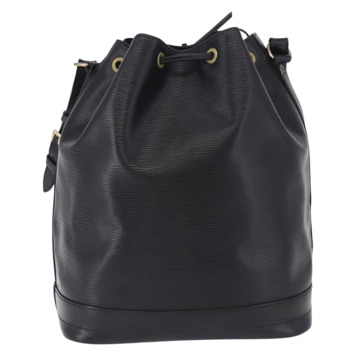 LOUIS VUITTON Epi Noe Shoulder Bag Black M44002 LV Auth 201222V