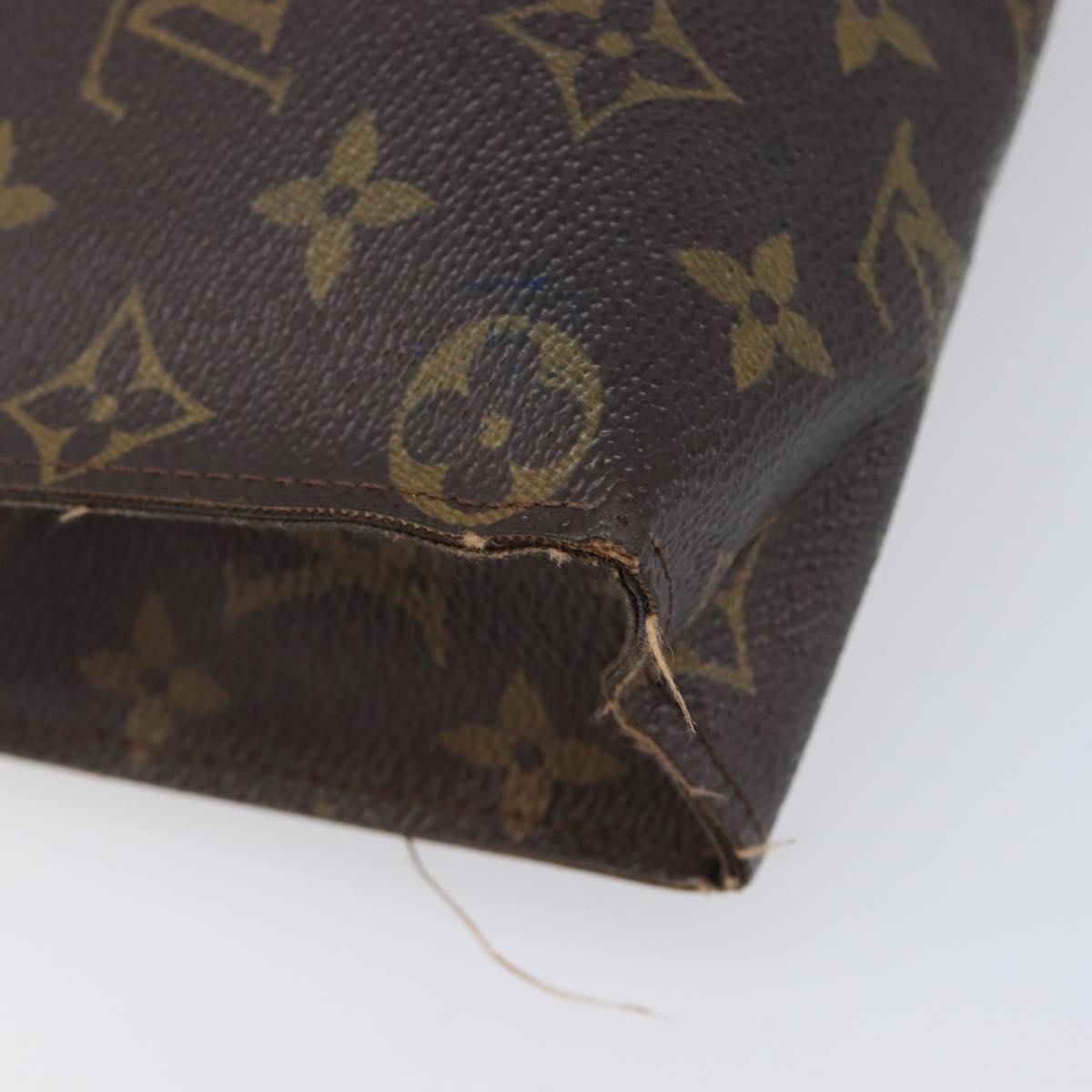 LOUIS VUITTON Monogram Poche Toilette 26 Pouch M47542 LV Auth 201224