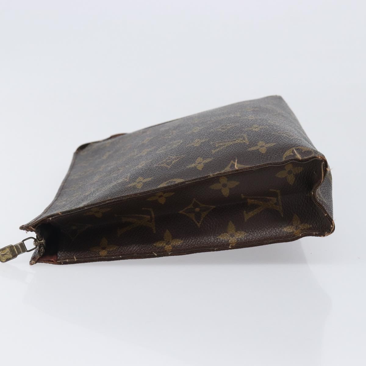 LOUIS VUITTON Monogram Poche Toilette 26 Pouch M47542 LV Auth 201224