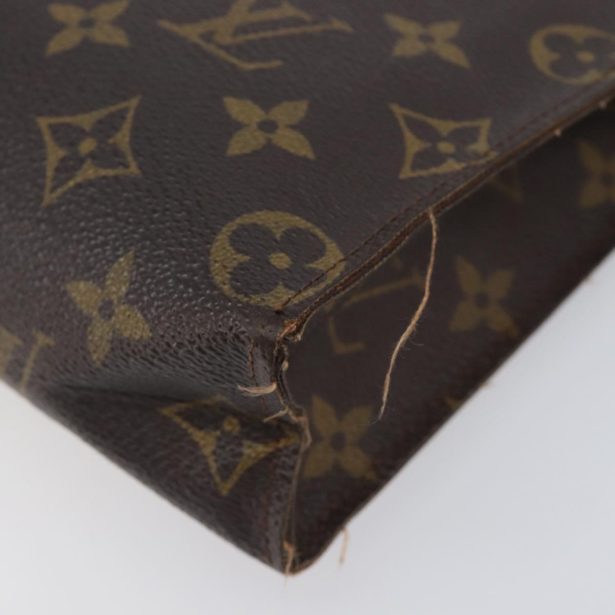LOUIS VUITTON Monogram Poche Toilette 26 Pouch M47542 LV Auth 201224