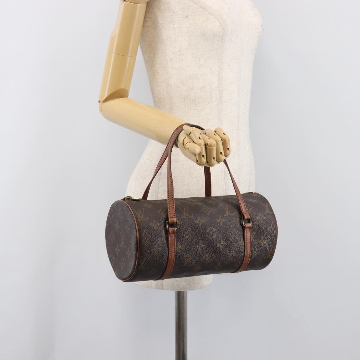 LOUIS VUITTON Monogram Papillon 26 Hand Bag Vintage M51366 LV Auth 201225