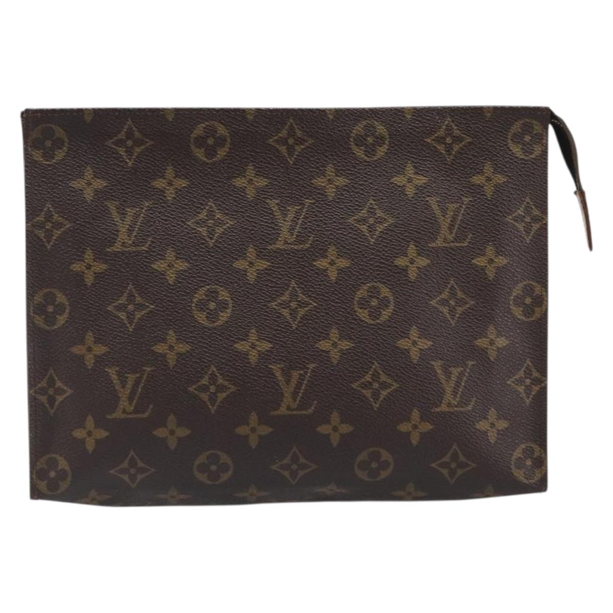 LOUIS VUITTON Monogram Poche Toilette 26 Pouch M47542 LV Auth 201226A