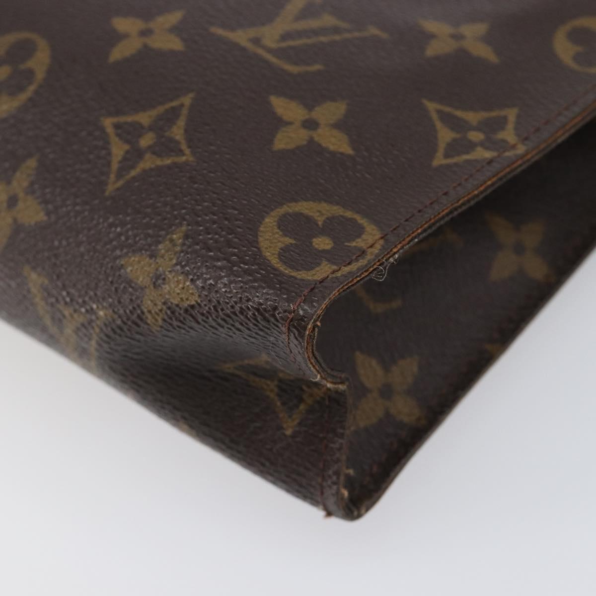 LOUIS VUITTON Monogram Poche Toilette 26 Pouch M47542 LV Auth 201226A