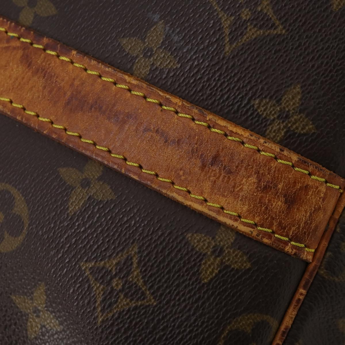 LOUIS VUITTON Monogram Keepall Bandouliere 55 Boston Bag M41414 LV Auth 201227