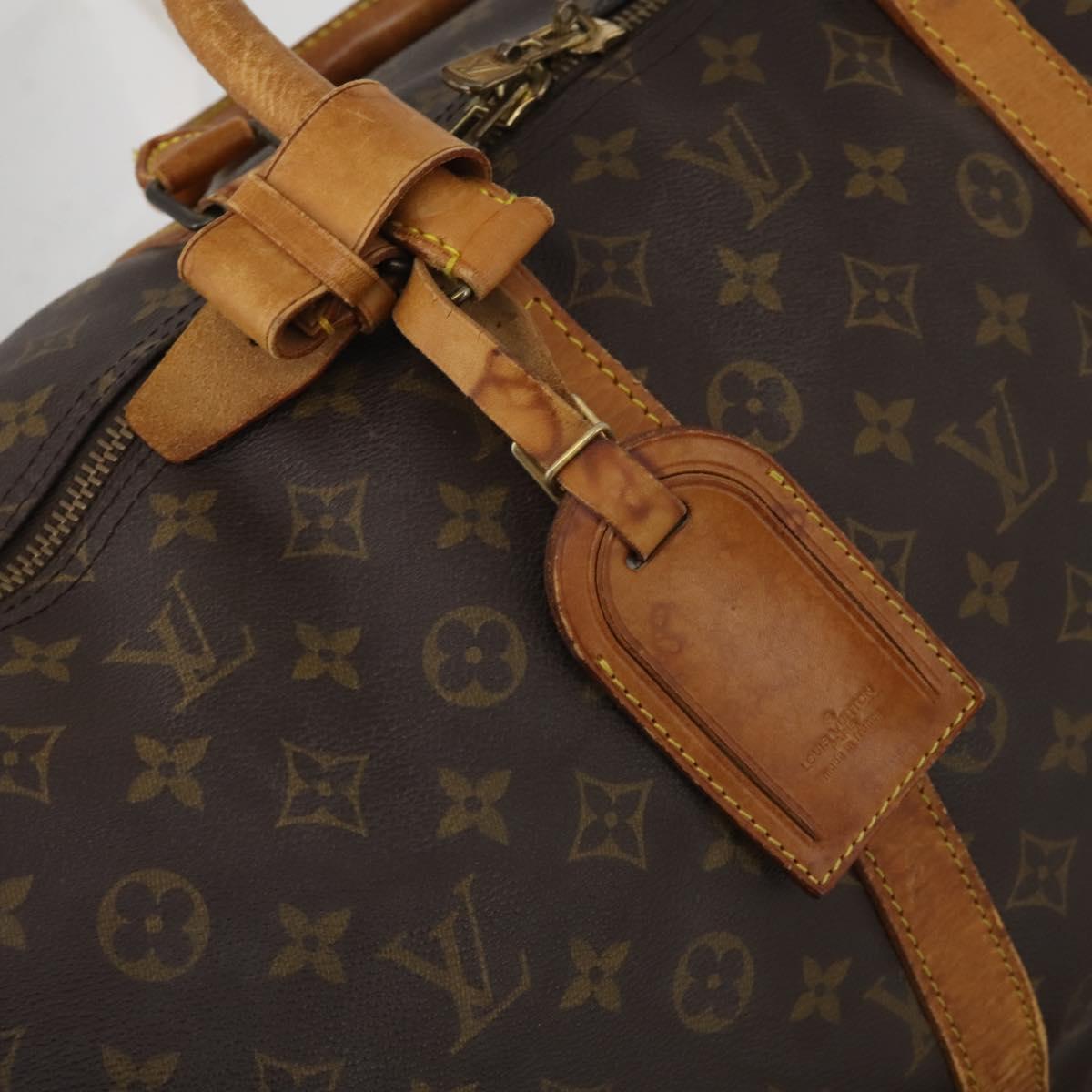 LOUIS VUITTON Monogram Keepall Bandouliere 55 Boston Bag M41414 LV Auth 201227