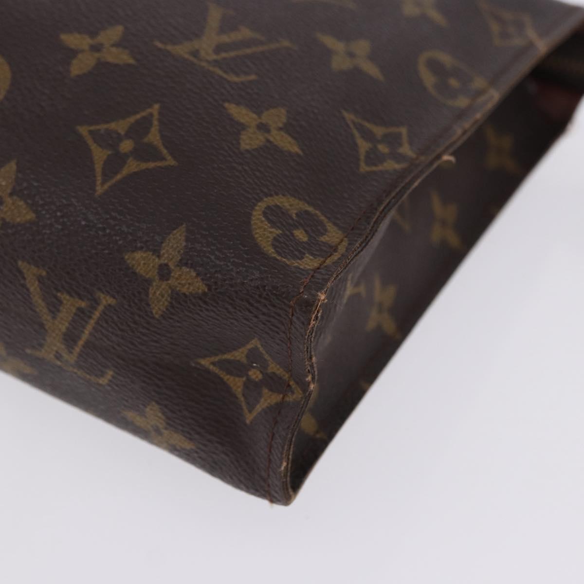 LOUIS VUITTON Monogram Poche Toilette 26 Pouch M47542 LV Auth 201230A