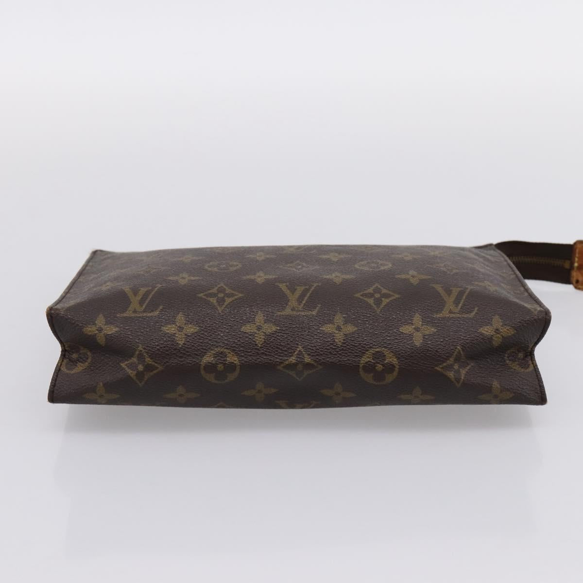 LOUIS VUITTON Monogram Poche Toilette 26 Pouch M47542 LV Auth 201234A