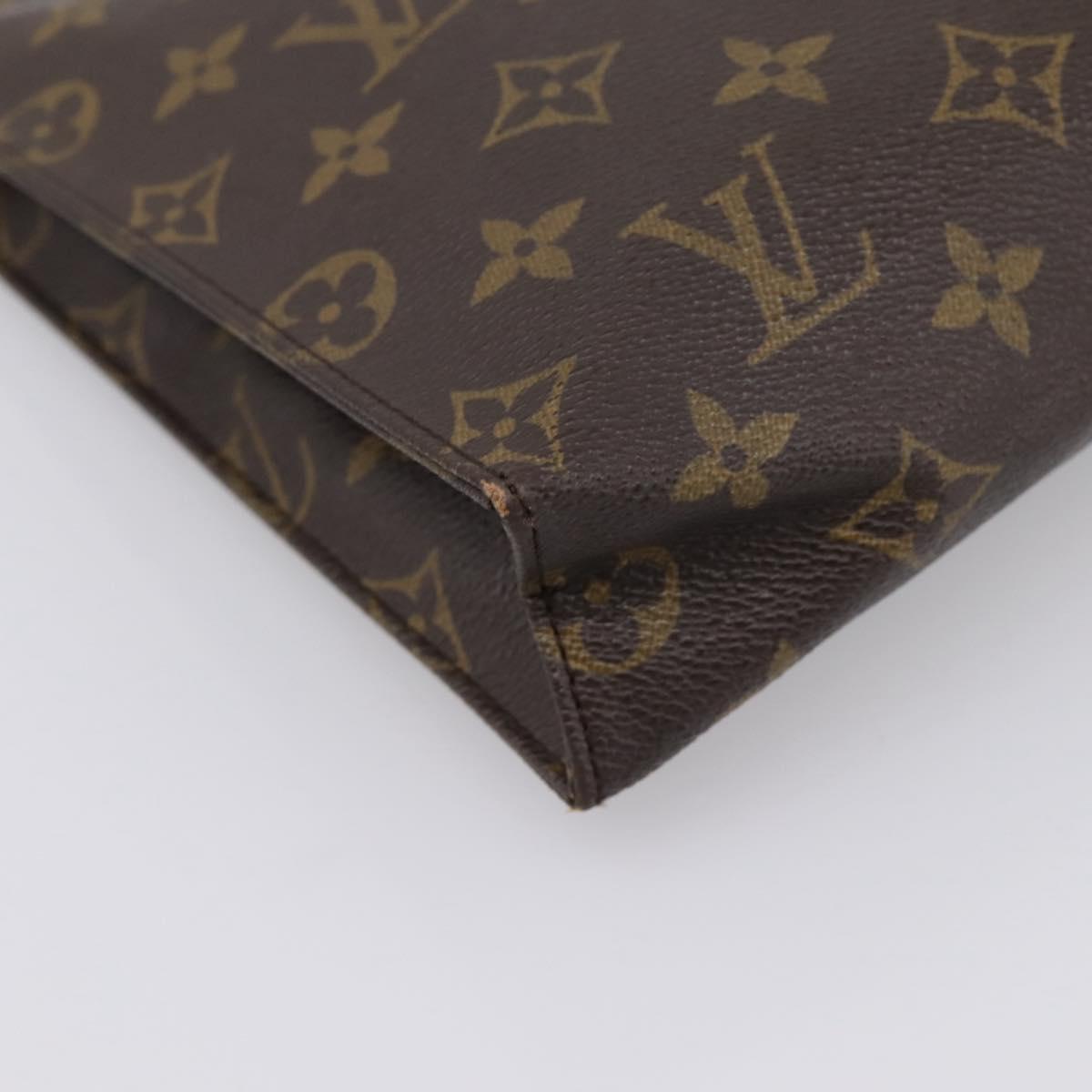 LOUIS VUITTON Monogram Poche Toilette 26 Pouch M47542 LV Auth 201234A