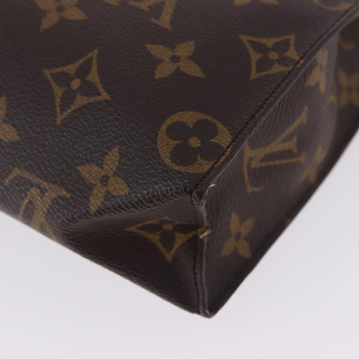 LOUIS VUITTON Monogram Poche Toilette 26 Pouch M47542 LV Auth 201235