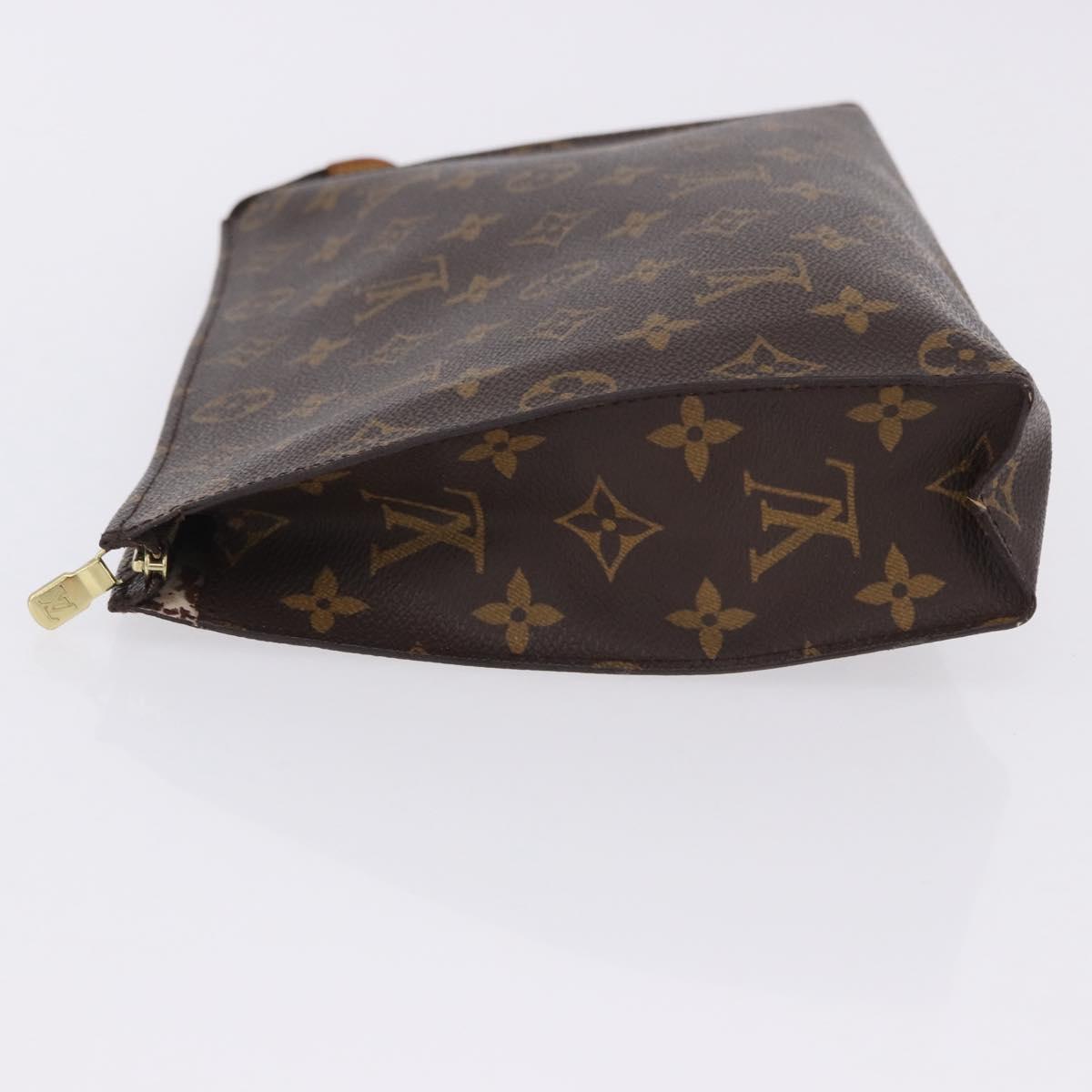 LOUIS VUITTON Monogram Poche Toilette 26 Pouch M47542 LV Auth 201235