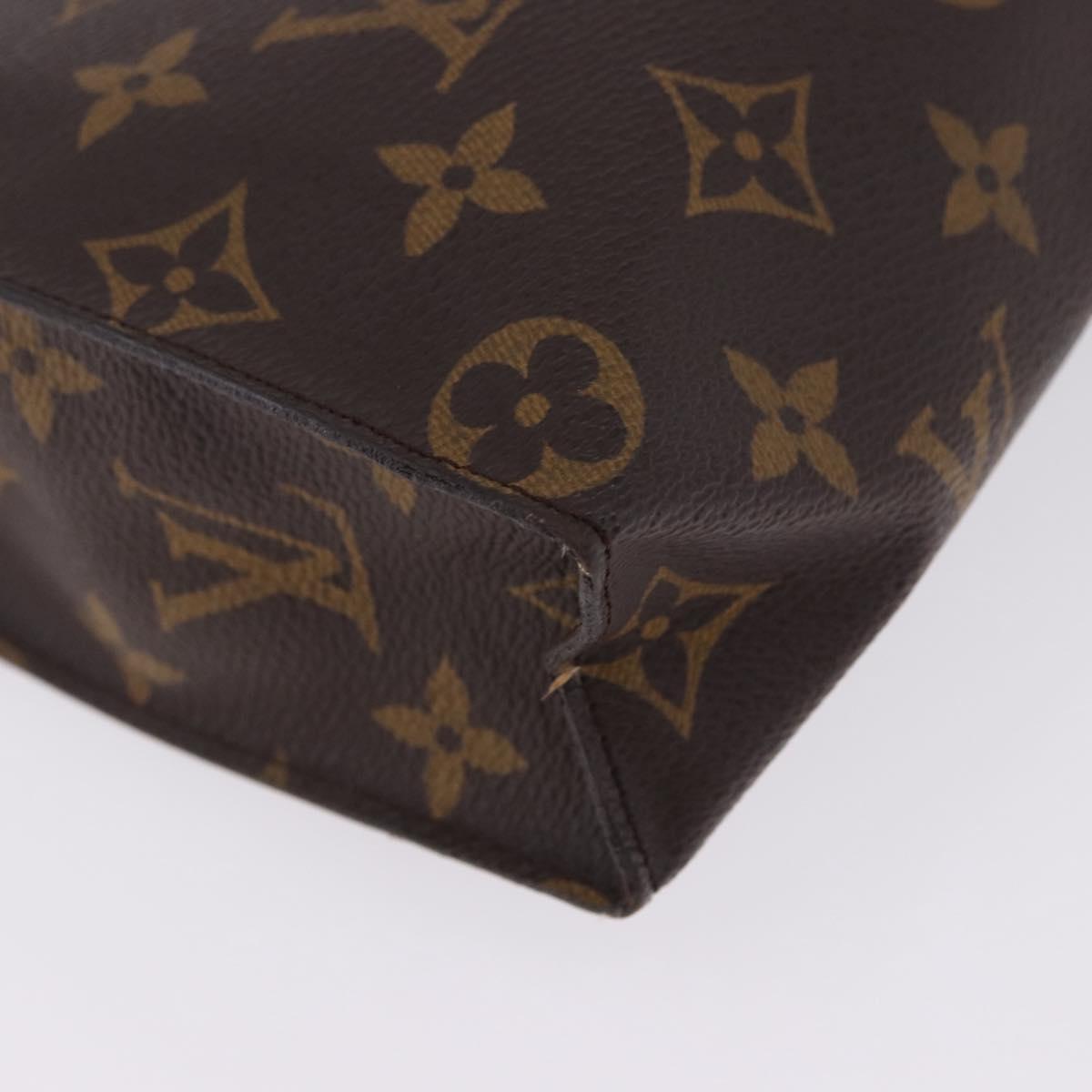 LOUIS VUITTON Monogram Poche Toilette 26 Pouch M47542 LV Auth 201235