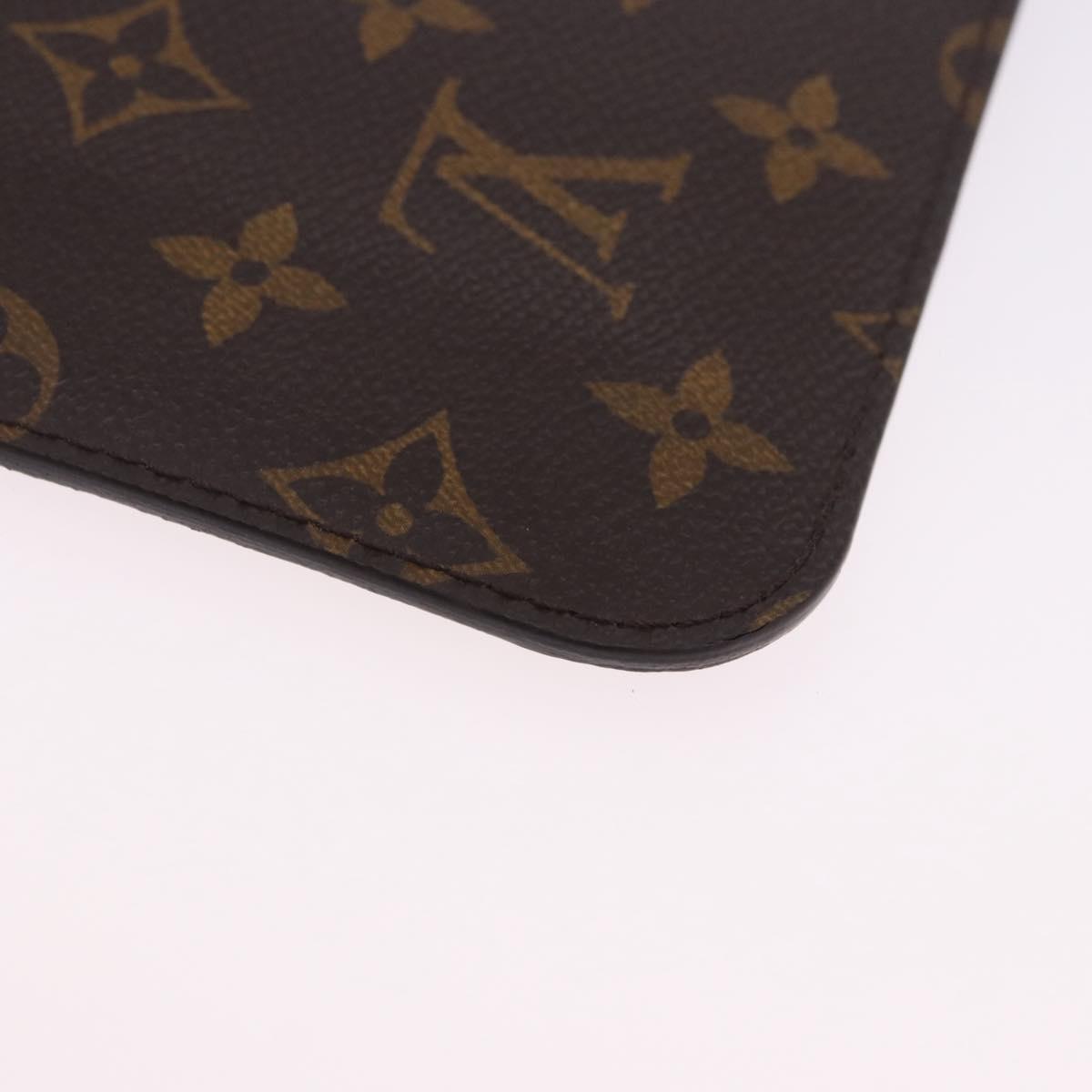 LOUIS VUITTON Monogram Neverfull MM Pouch LV Auth 201236A